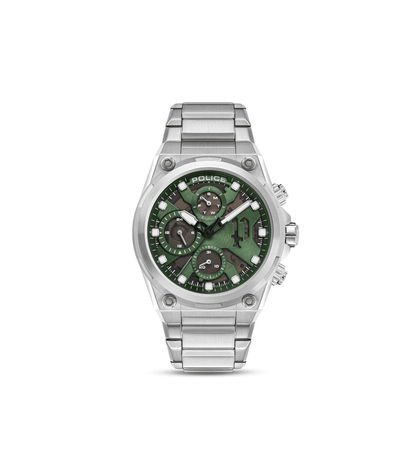 Police Airflow PEWGK2239104 Herrenuhr Silber • Multifunktionswerk • Industriedesign
