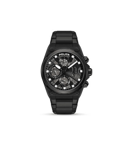 Police Airflow PEWGK2239106 Herren • Chronograph • IP-Schwarz Edelstahlarmband