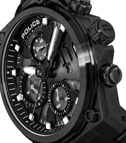 Police Airflow PEWGK2239106 Herren • Chronograph • IP-Schwarz Edelstahlarmband, Bild 4