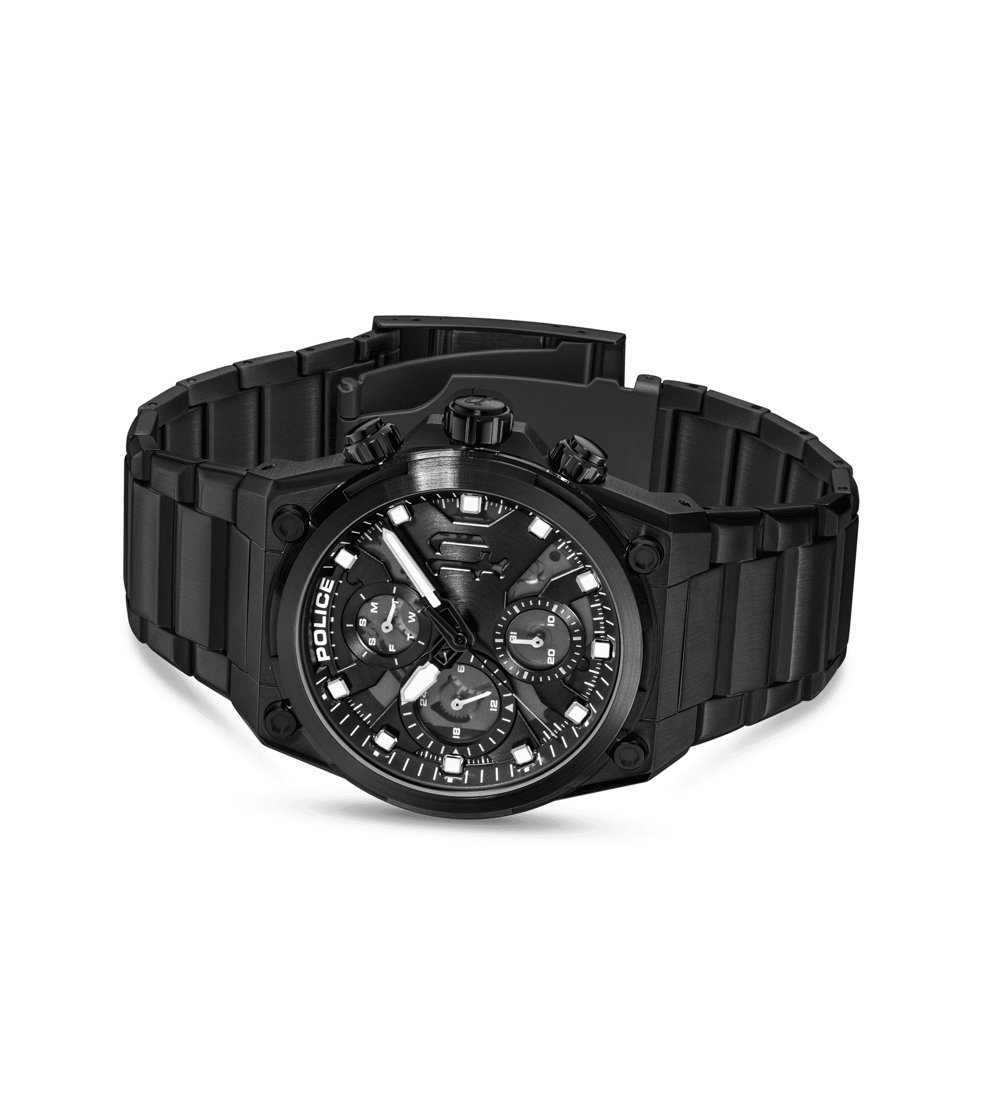 Police Airflow PEWGK2239106 Herren • Chronograph • IP-Schwarz Edelstahlarmband, Bild 6