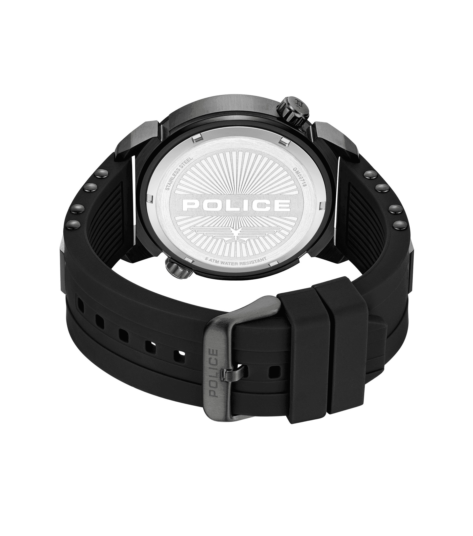 Police Boa PEWGM0071802 Herrenuhr Schwarz • Ionenplattiertes Gehäuse • Doppelkronen-Design, Bild 3