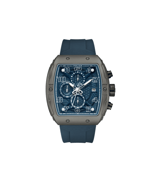 Police Coswig PEWGO0063102 Herrenuhr Blau • Quarz-Chronograph • Leichtmetallgehäuse mit IP-Beschichtung