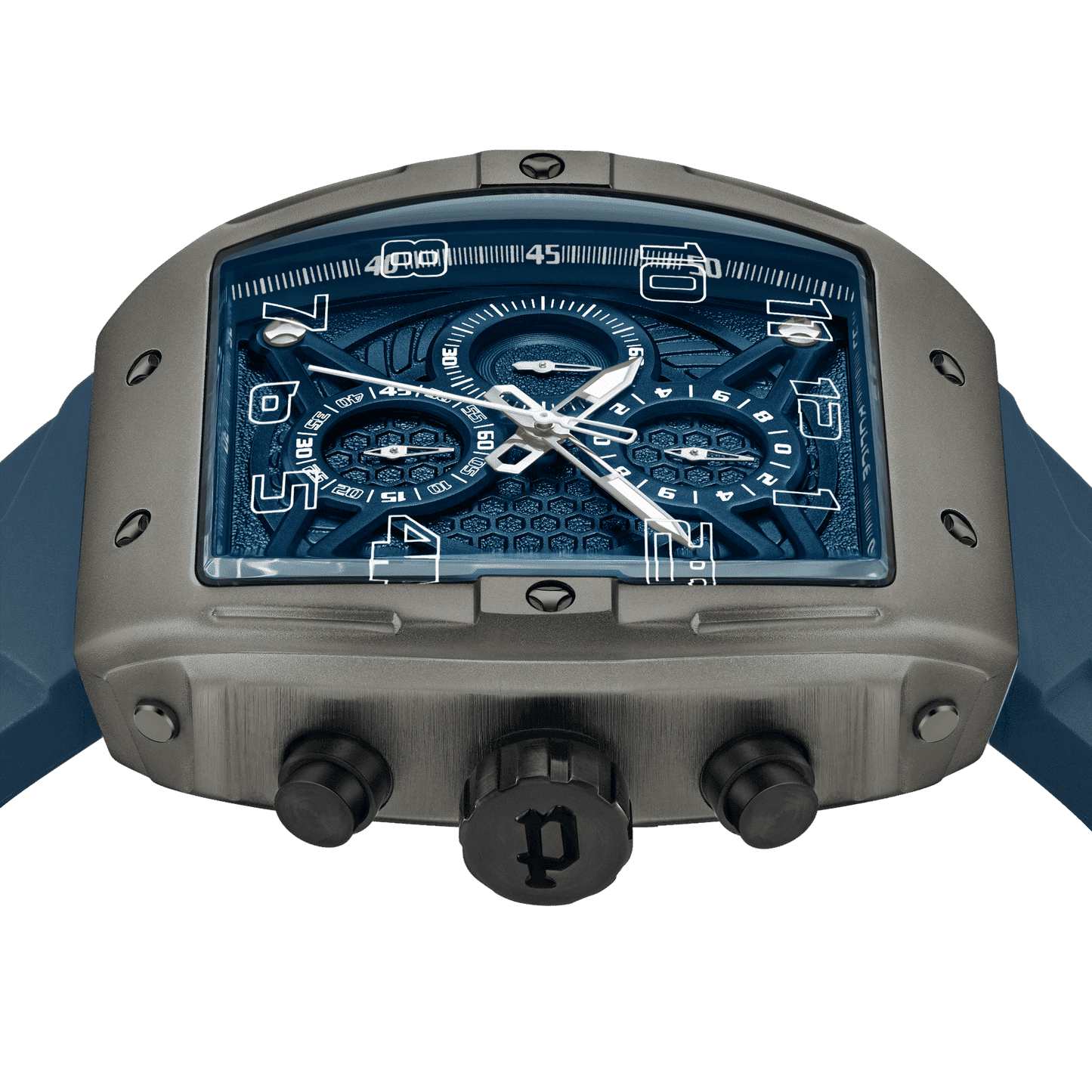 Police Coswig PEWGO0063102 Herrenuhr Blau • Quarz-Chronograph • Leichtmetallgehäuse mit IP-Beschichtung, Bild 4