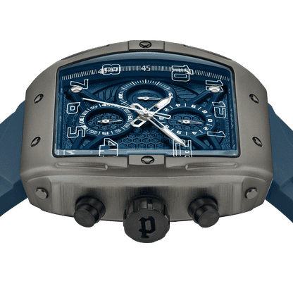 Police Coswig PEWGO0063102 Herrenuhr Blau • Quarz-Chronograph • Leichtmetallgehäuse mit IP-Beschichtung, Bild 4