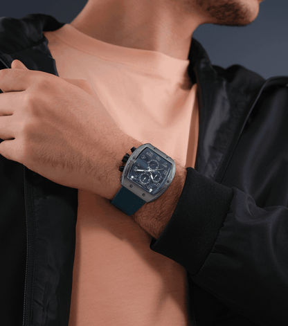 Police Coswig PEWGO0063102 Herrenuhr Blau • Quarz-Chronograph • Leichtmetallgehäuse mit IP-Beschichtung, Bild 5