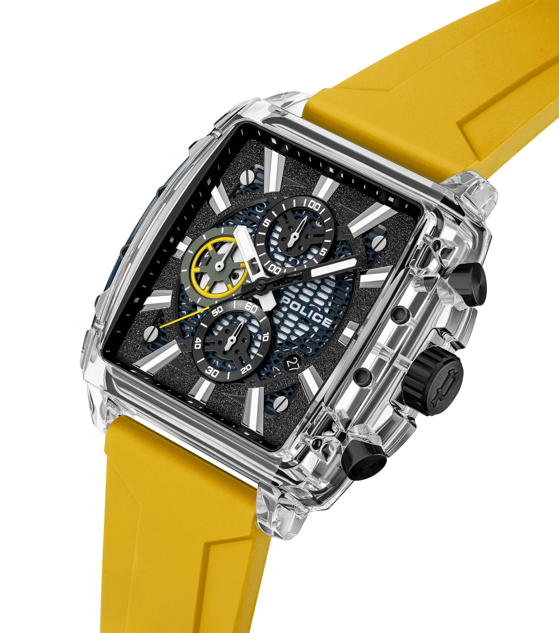 Police Clout Octet PEWGO00776X0 Herrenuhr Schwarz • Quarz-Chronograph • 8 austauschbare Armbänder, Bild 24