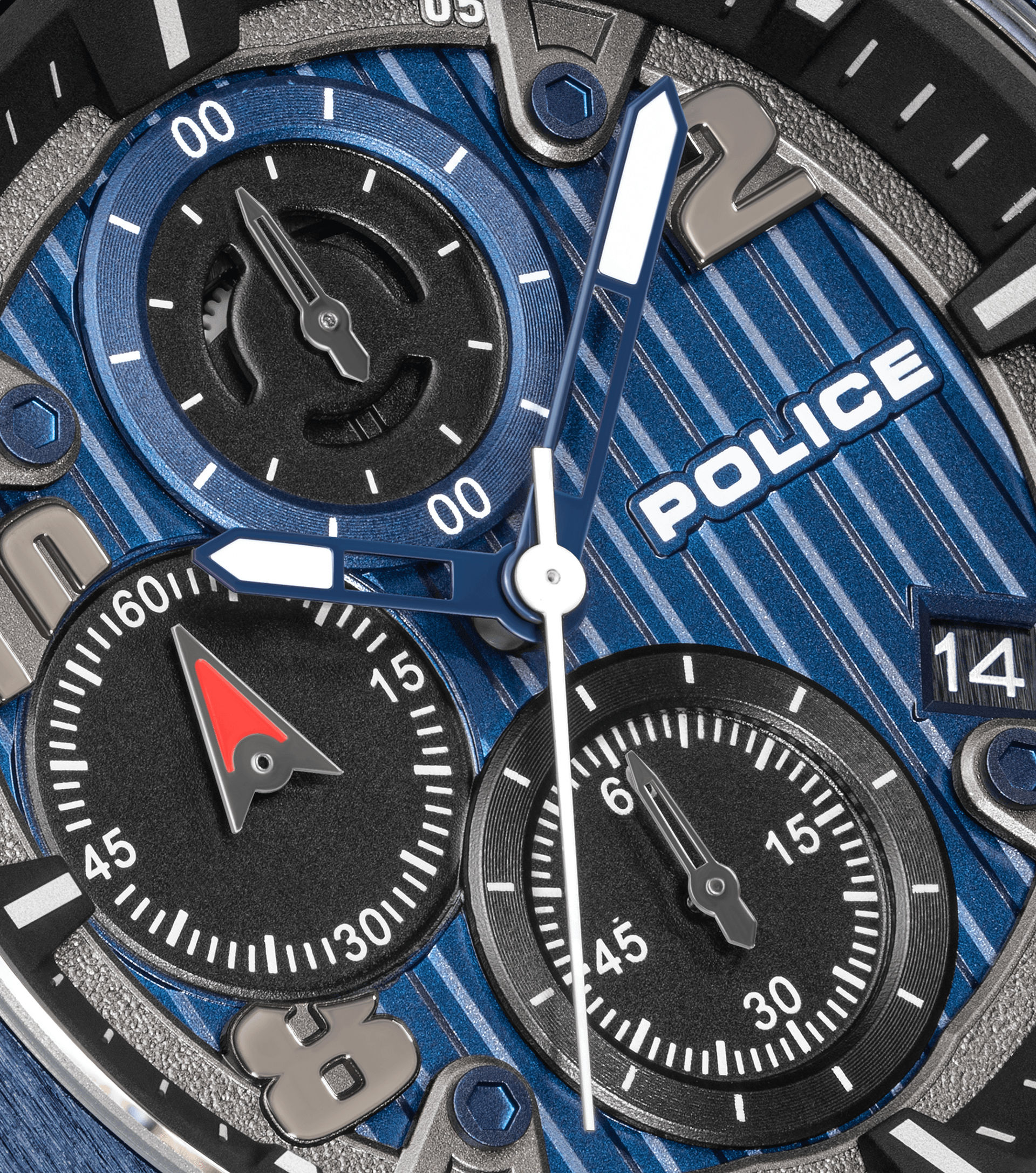 Police Clout Orb PEWGO00777X0 Herrenuhr Transparent • Chronograph • Austauschbare Armbänder, Bild 7