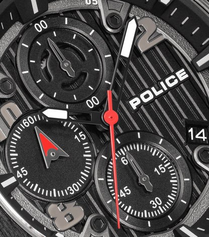 Police Clout Orb PEWGO00777X1 Herrenuhr Blau • Chronograph • Austauschbare Armbänder, Bild 7