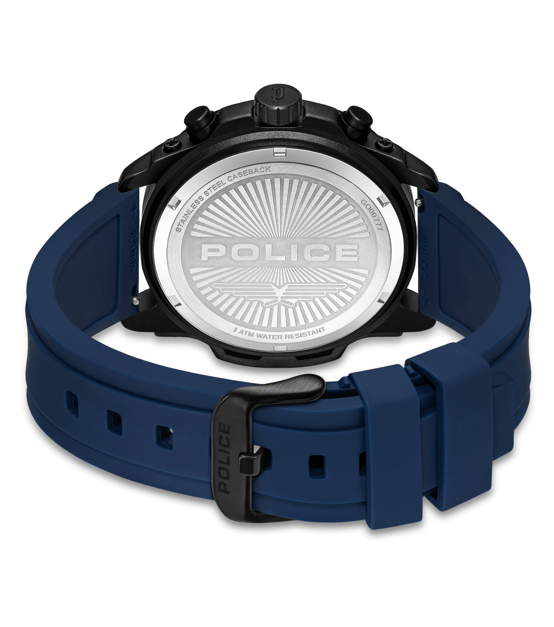 Police Clout Orb PEWGO00777X1 Herrenuhr Blau • Chronograph • Austauschbare Armbänder, Bild 10