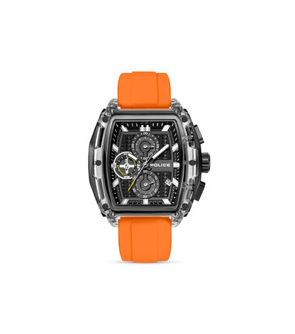 Police Clout Tank PEWGO00778X2 Herrenuhr Schwarz • Quarz-Chronograph • Set mit 4 Armbändern, Bild 5