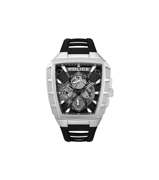 Police Tough Gear PEWGQ0056809 Herrenuhr Schwarz • Mineralglas • Multifunktionswerk
