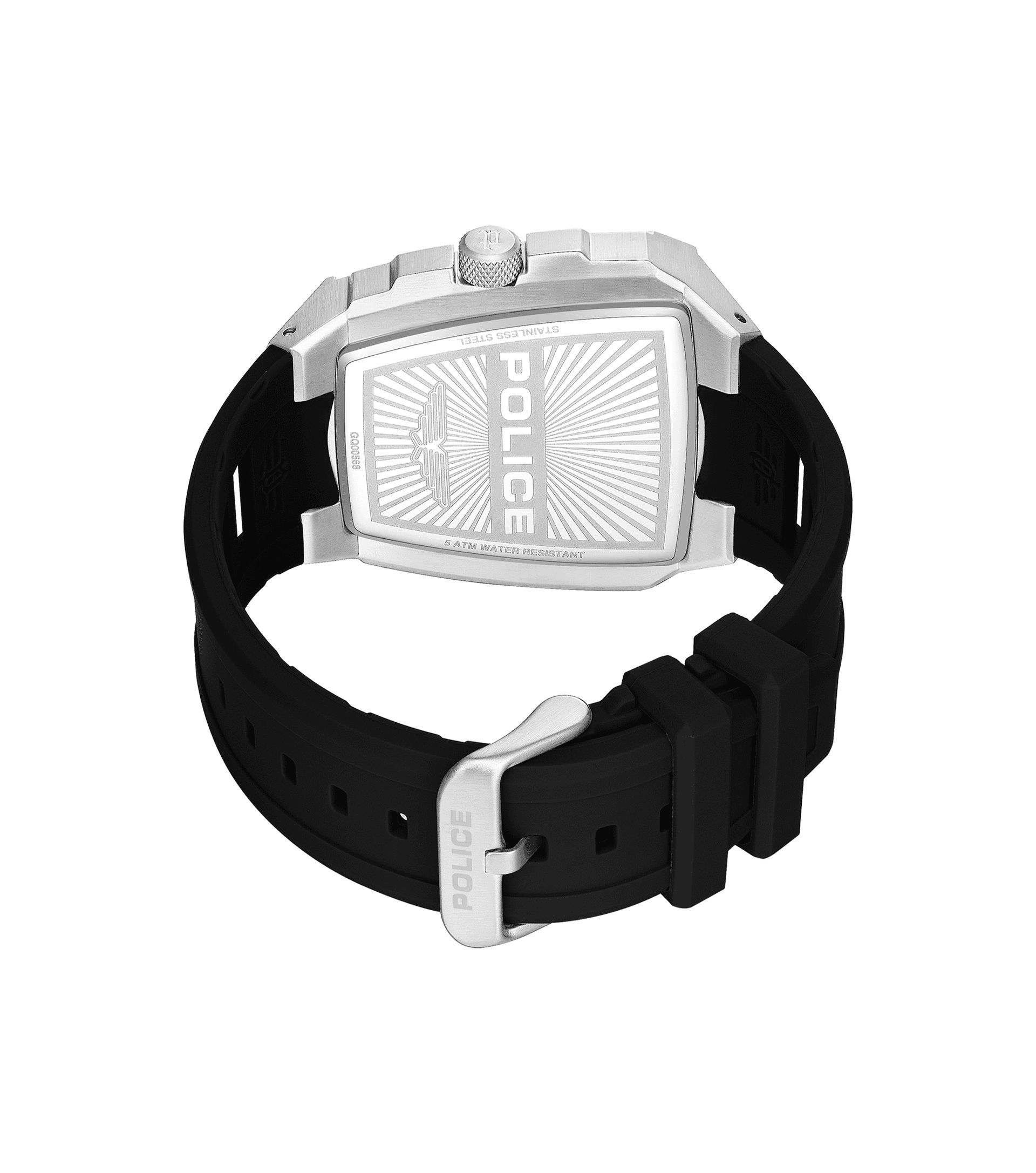 Police Tough Gear PEWGQ0056809 Herrenuhr Schwarz • Mineralglas • Multifunktionswerk, Bild 3