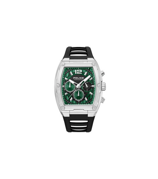 Police Creed PEWGQ0092801 Herrenuhr Schwarz • Dual-Time-Zifferblatt • Edelstahlgehäuse