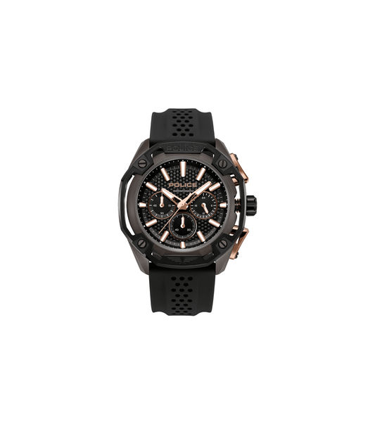 Police Centurian PEWGQ0093201 Herrenuhr Schwarz • Chronograph • Edelstahlgehäuse