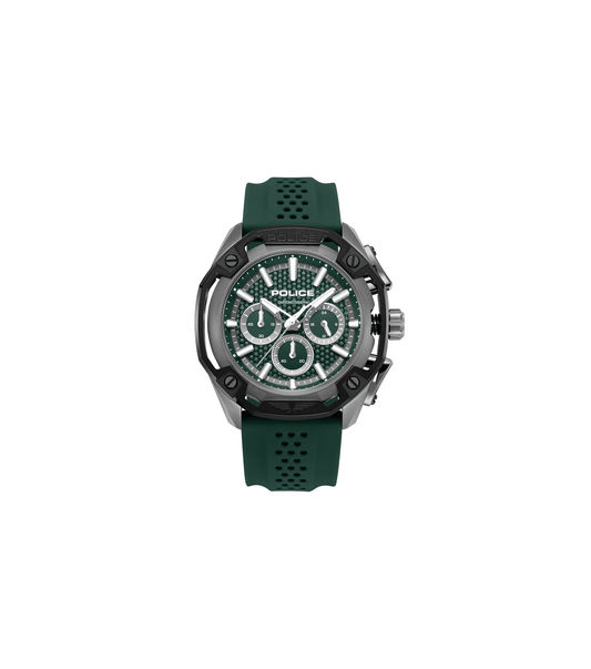 Police Centurian PEWGQ0093202 Herrenuhr Grün • Quarz-Chronograph • 5 ATM Wasserdicht