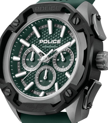 Police Centurian PEWGQ0093202 Herrenuhr Grün • Quarz-Chronograph • 5 ATM Wasserdicht, Bild 4