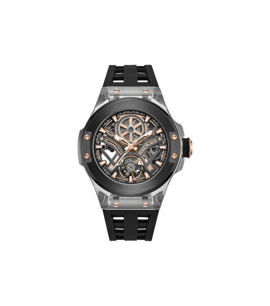 Police Cyclone PEWGR0082202 Herren • Automatikwerk • Transparentes Zifferblatt