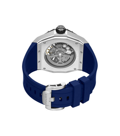 Police Dayton PEWGR0082304 Herrenuhr Blau • Automatikwerk • Sichtboden-Zifferblatt, Bild 3