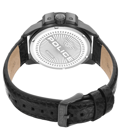 Police Underlined PEWJB0005603 Herrenuhr Schwarz • Lederarmband • Datum-Anzeige, Bild 3