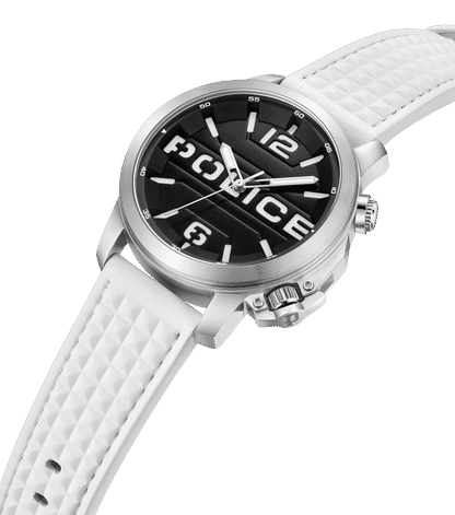 Police Automated PEWJD0021704 Herrenuhr Weiß • Kronenschutz • Hintergrundbeleuchtung, Bild 2