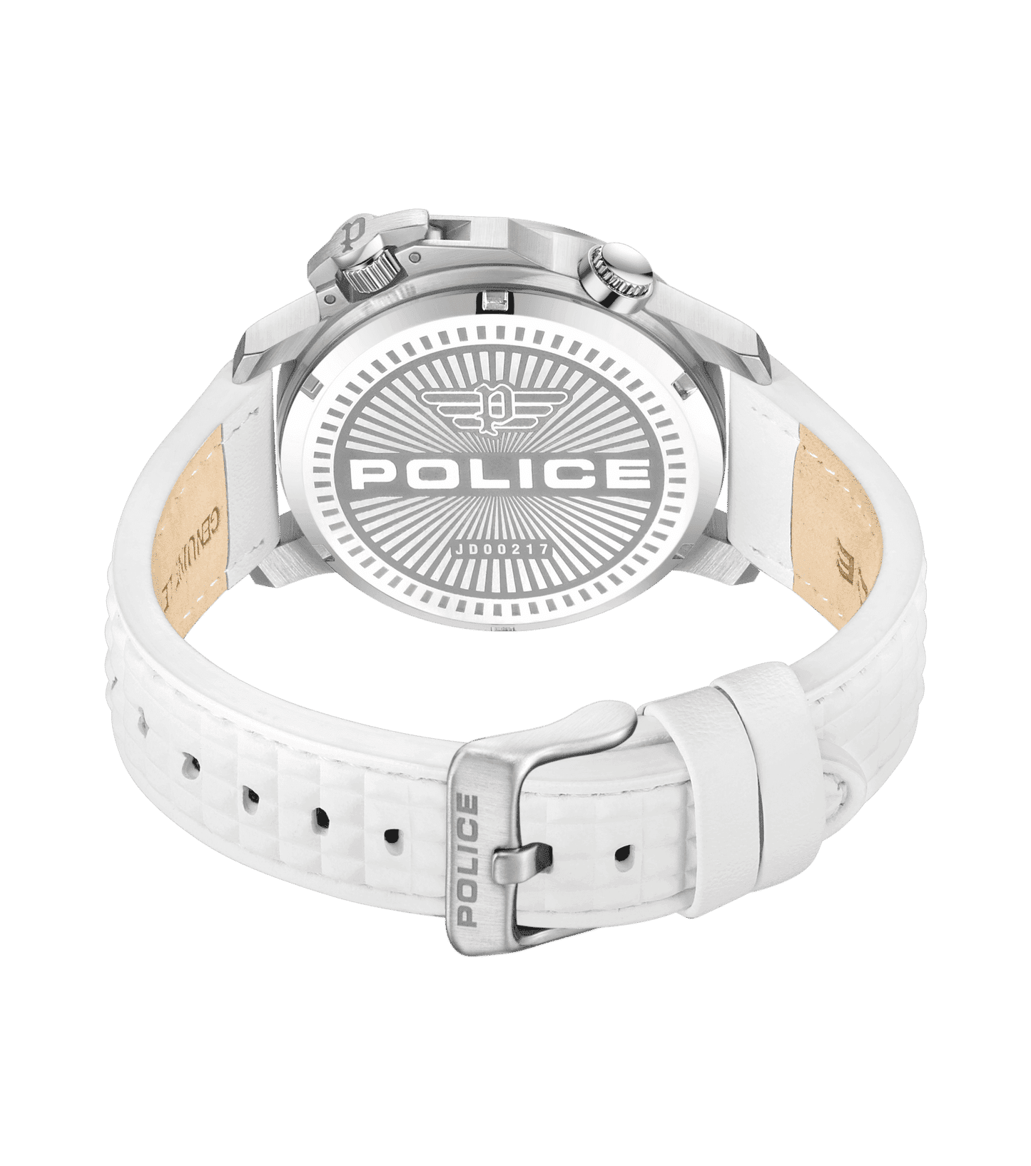 Police Automated PEWJD0021704 Herrenuhr Weiß • Kronenschutz • Hintergrundbeleuchtung, Bild 3