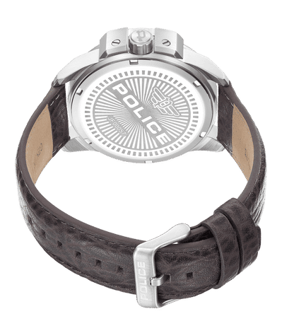 Police Underlined PEWJF0005703 Herrenuhr Braun • Multifunktionswerk • Edelstahlgehäuse, Bild 3