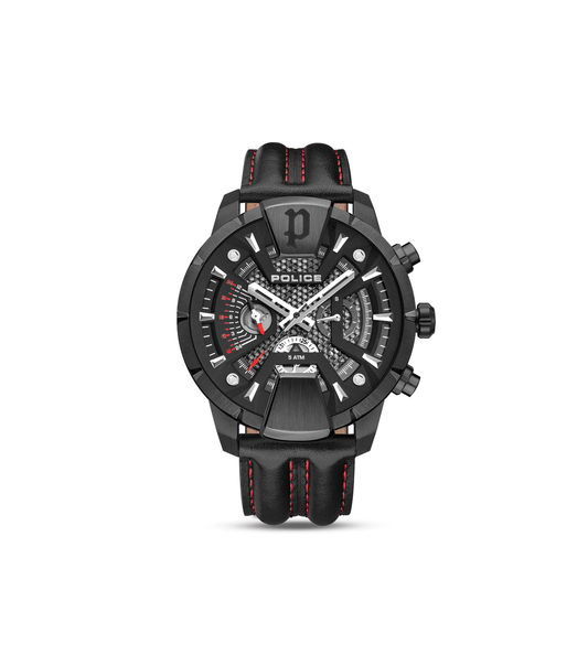 Police Huntley PEWJF2203710 Herren • Schwarzes Sunray-Zifferblatt • Multifunktion
