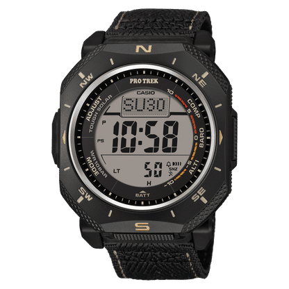 Casio Pro Trek PRG-69B-1ER PRG-69 Series Armbanduhr Schwarz • Solarbetrieb • Dreifachsensor, Bild 2
