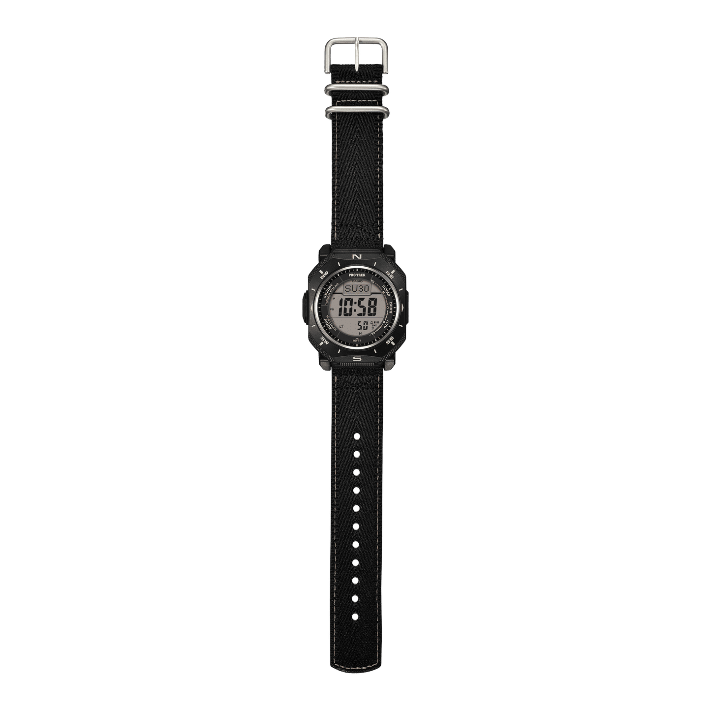 Casio Pro Trek PRG-69B-1ER PRG-69 Series Armbanduhr Schwarz • Solarbetrieb • Dreifachsensor, Bild 3