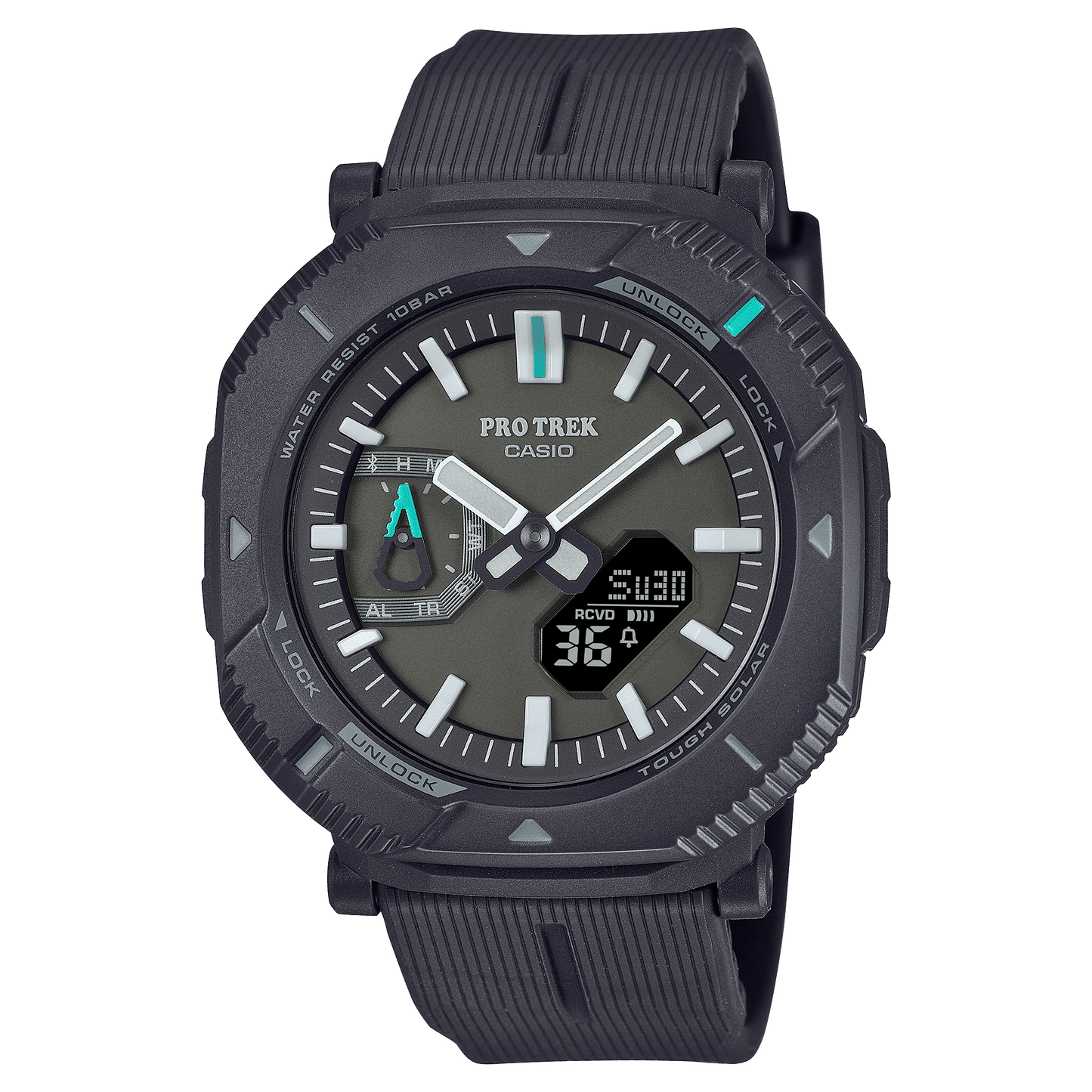 Casio Pro Trek PRJ-B001-1ER Herrenuhr • Tough Solar & Bluetooth • Drehbare Schutzlünette, Bild 2