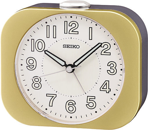 Seiko QHE206G Reloj Despertador • Función Luminosa • Alarma Acústica