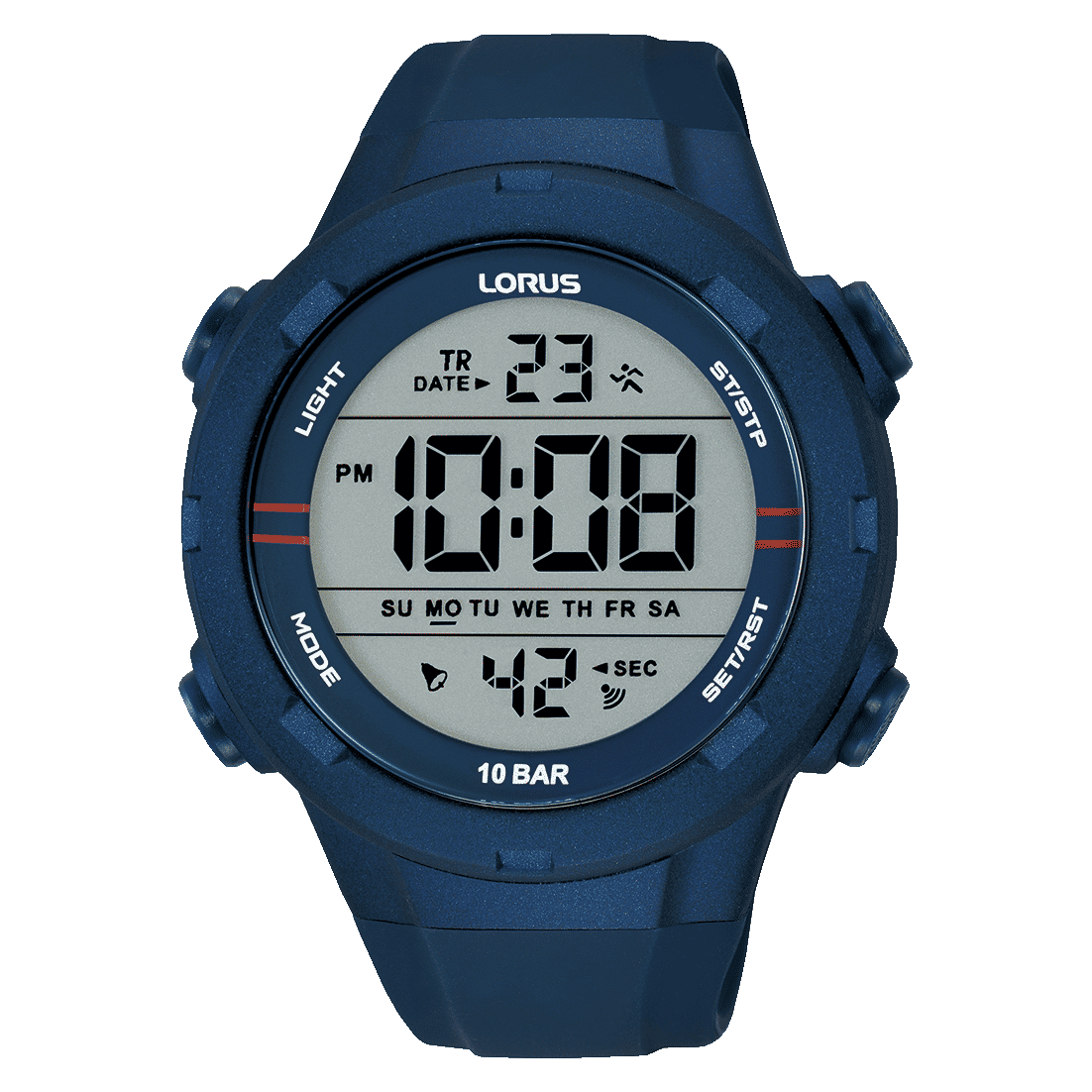 Lorus Sports R2303QX9 Herren Armbanduhr • Digitaluhr • 10 BAR wasserdicht