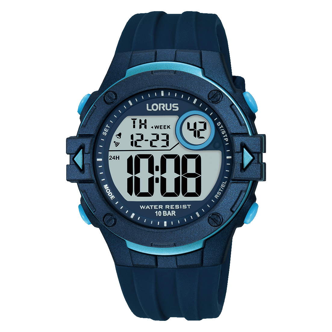 Lorus R2325PX9 Herren Digitaluhr Schwarz • 10 ATM • 13 Funktionen