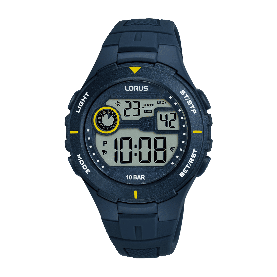 Lorus Young R2383PX9 Herrenuhr • Digitale Zeitanzeige • 10 BAR Wasserdicht
