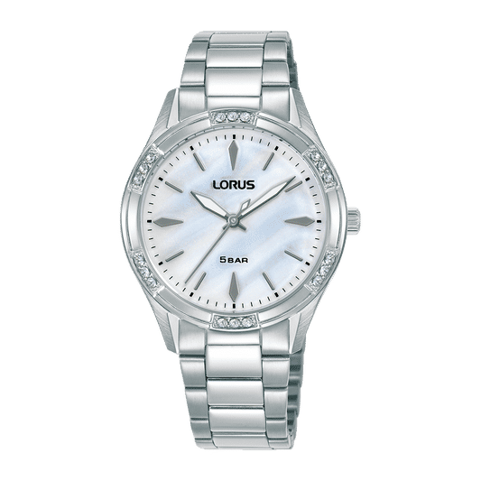 Lorus Ladies RG203ZX9 Damenuhr • Perlmutt-Zifferblatt • Mineralglas