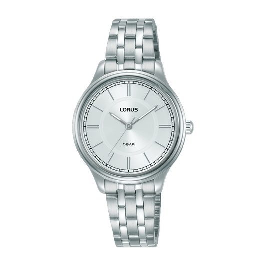 Lorus Classic RG207VX9 Damen Armbanduhr Weiß • Mineralglas • 5 bar wasserdicht