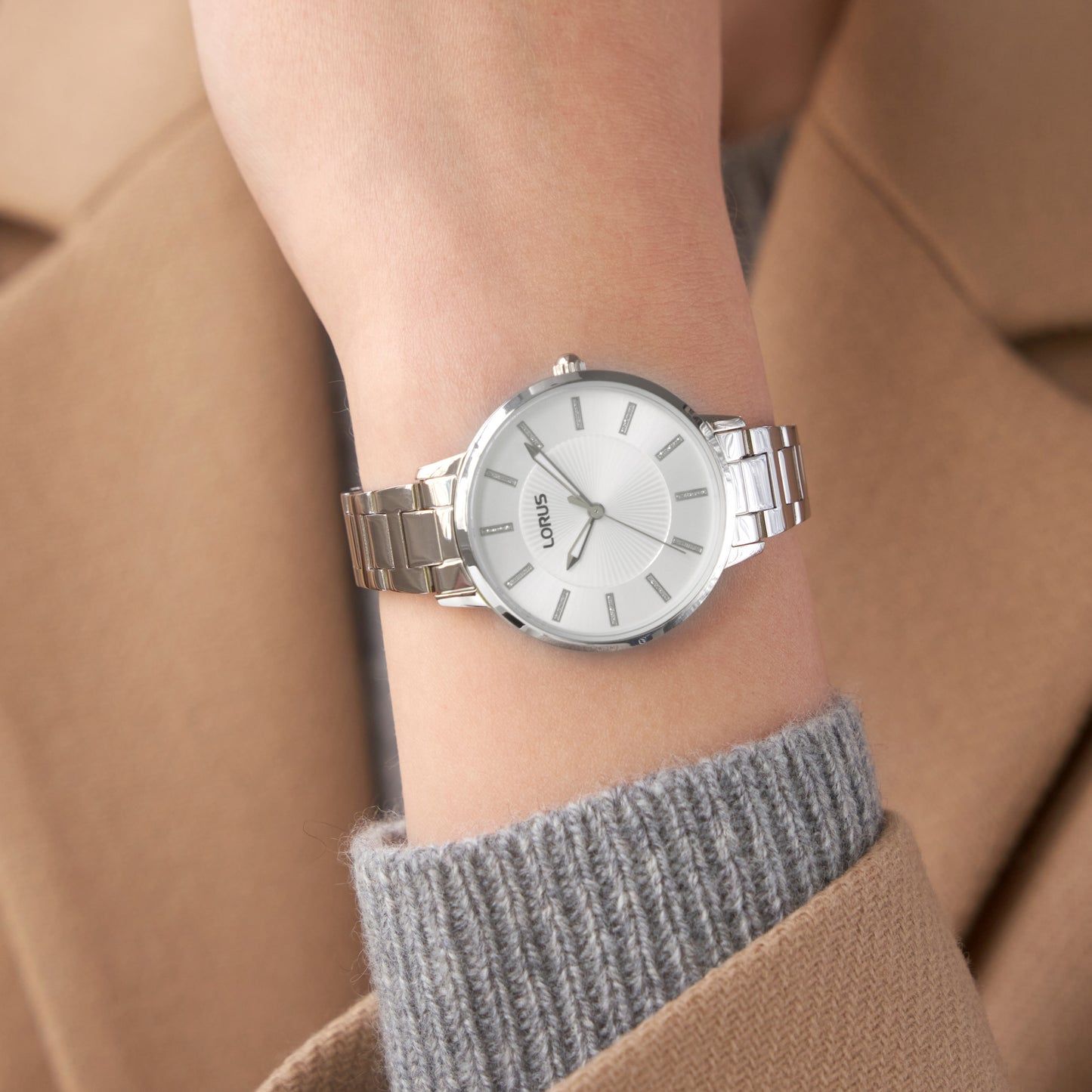 Lorus RG215VX9 Damen Armbanduhr Weiß • Mineralglas • Edelstahlgehäuse, Bild 2