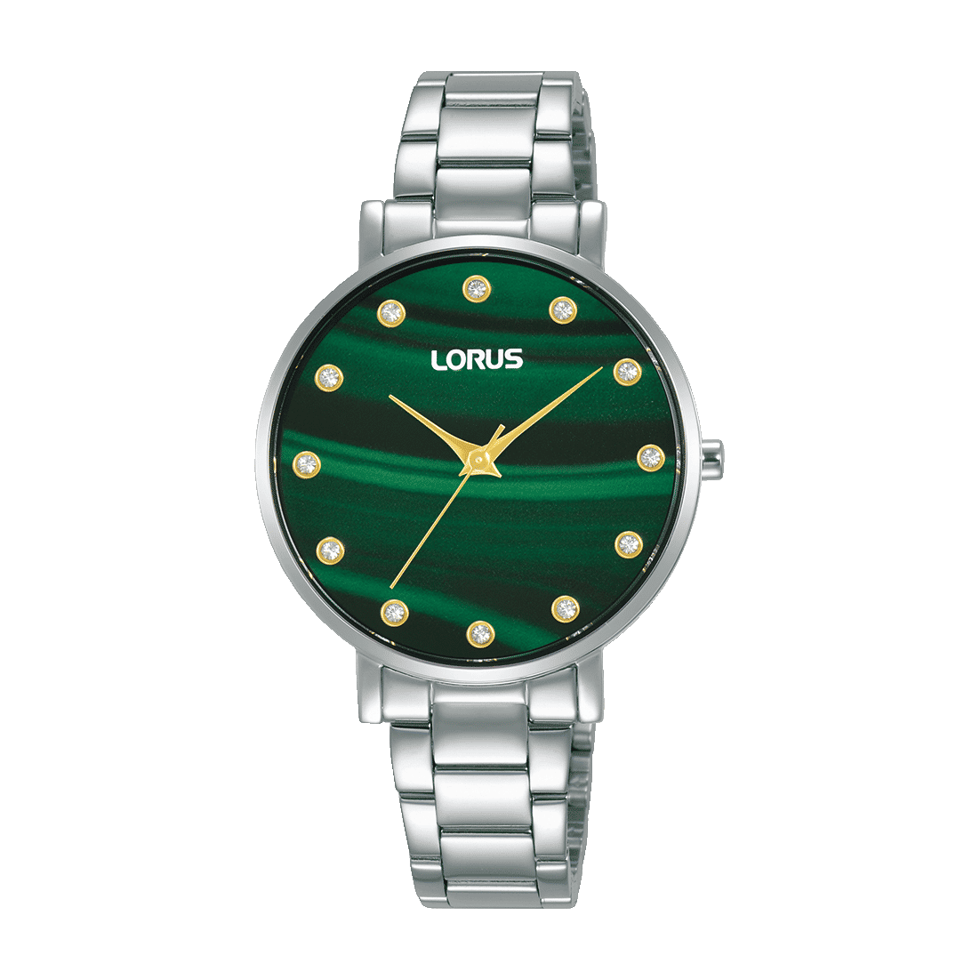 Lorus RG229VX9 Damen Armbanduhr Dunkelgrün • Mineralglas • Edelstahlgehäuse