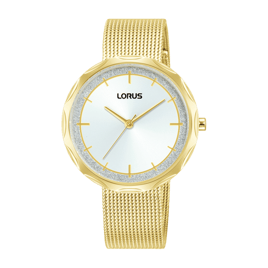 Lorus RG240WX9 Damenuhr Silber • Mineralglas • Mesharmband