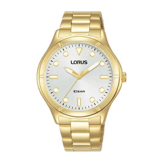 Lorus RG248VX9 Sport Damenuhr Silber • Mineralglas • 10 ATM