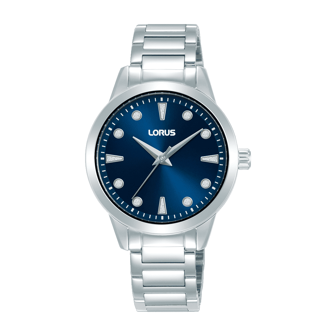 Lorus Ladies RG261YX9 Damenuhr Dunkelblau • Mineralglas • Edelstahlarmband