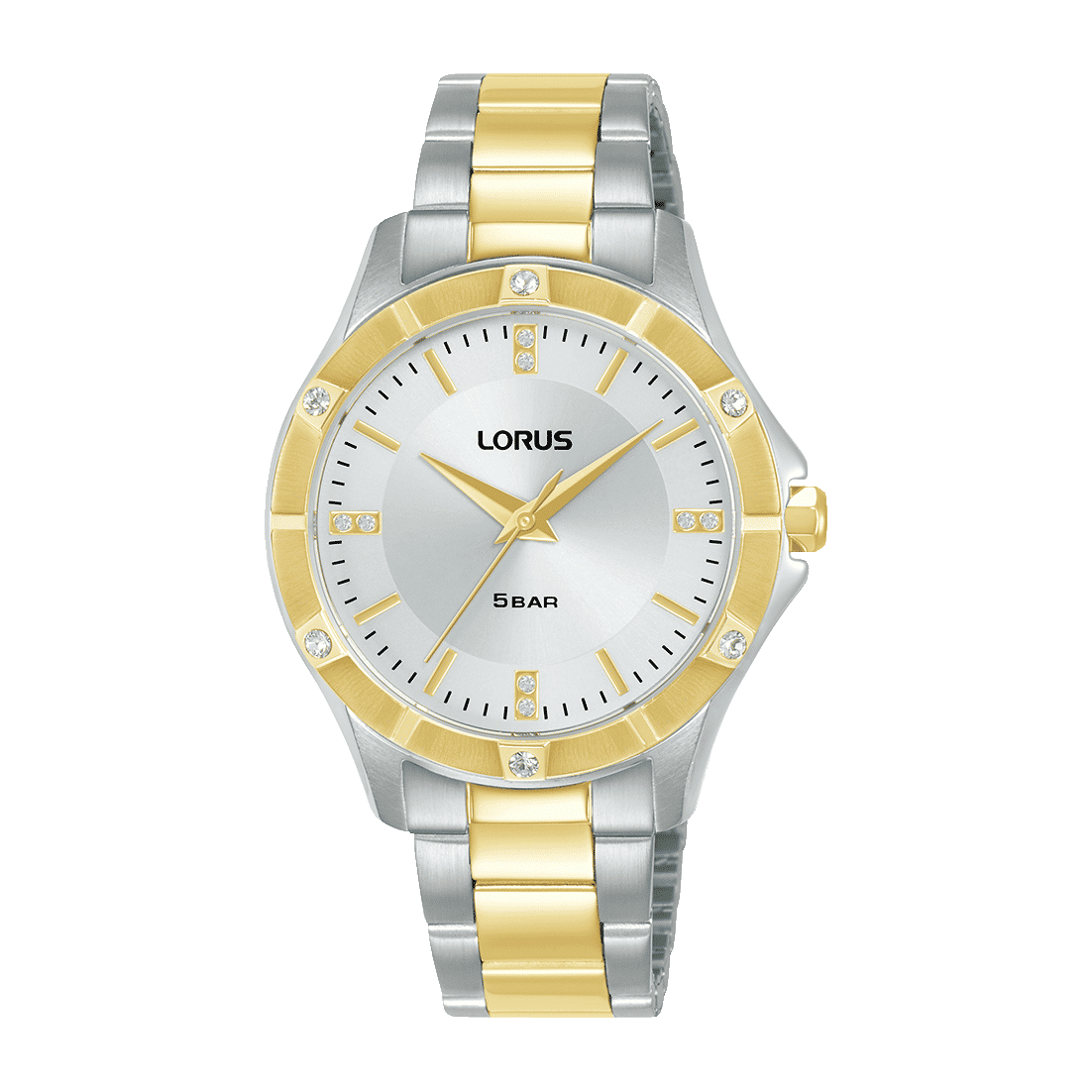 Lorus Classic RG280XX9 Damenuhr Weiß • Mineralglas • Edelstahlarmband