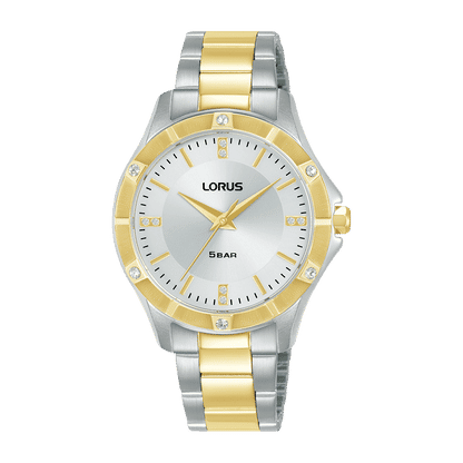 Lorus Classic RG280XX9 Damenuhr Weiß • Mineralglas • Edelstahlarmband