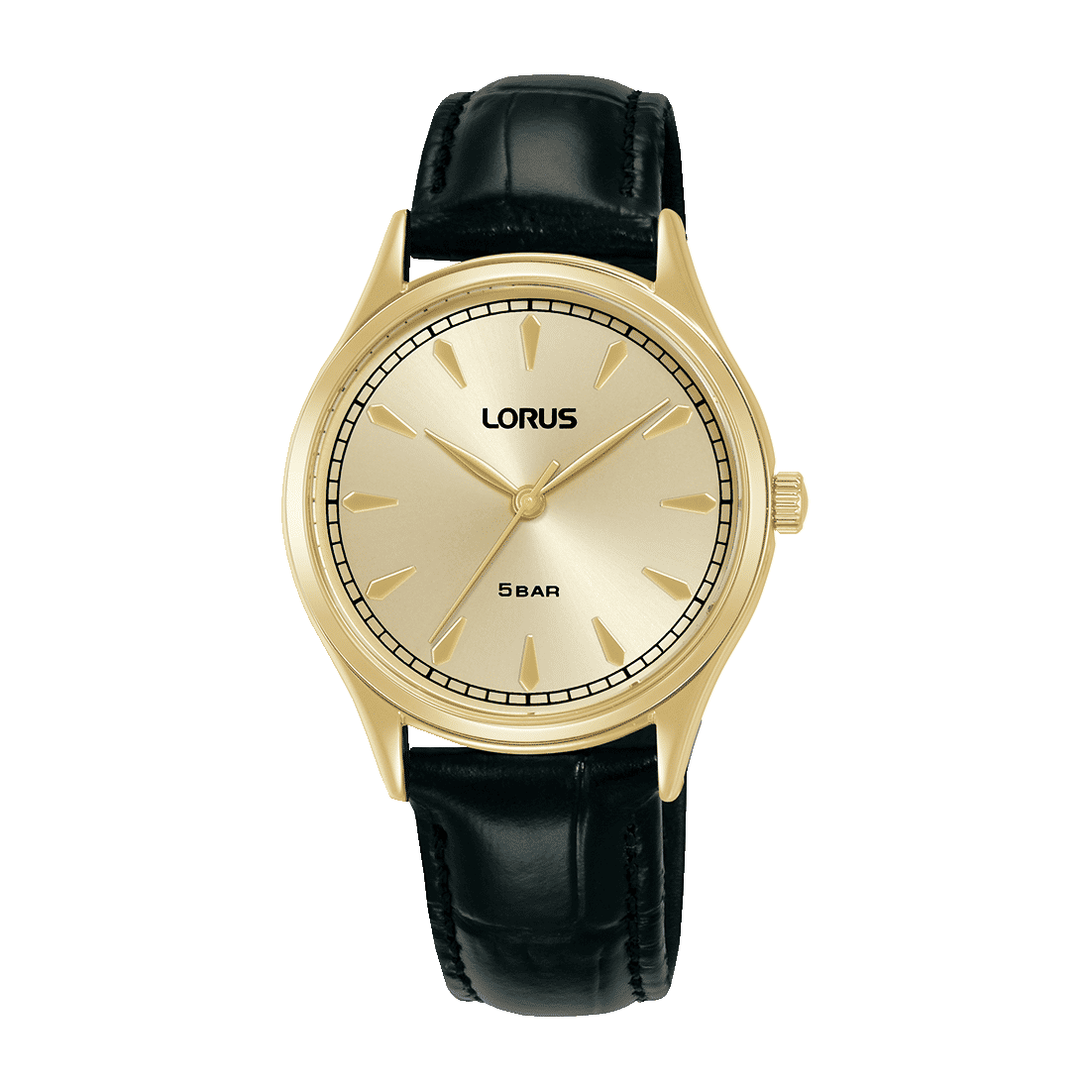 Lorus Classic RG298YX9 Damen Armbanduhr Schwarz • Mineralglas • Quarzwerk