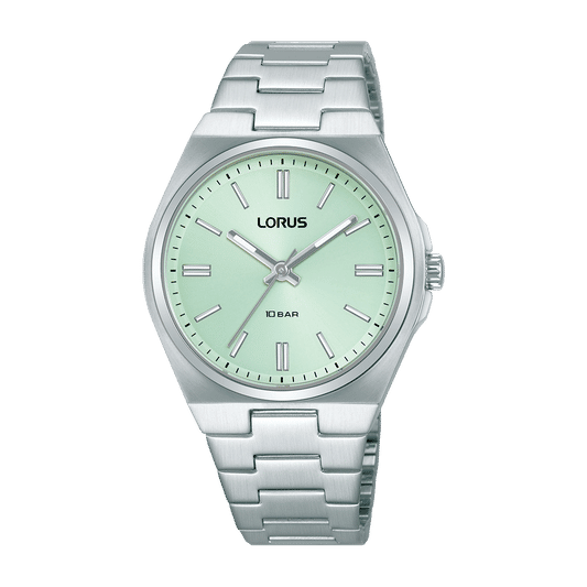 Lorus Sports RG305XX9 Damenuhr Grün • Mineralglas • 10 bar wasserdicht