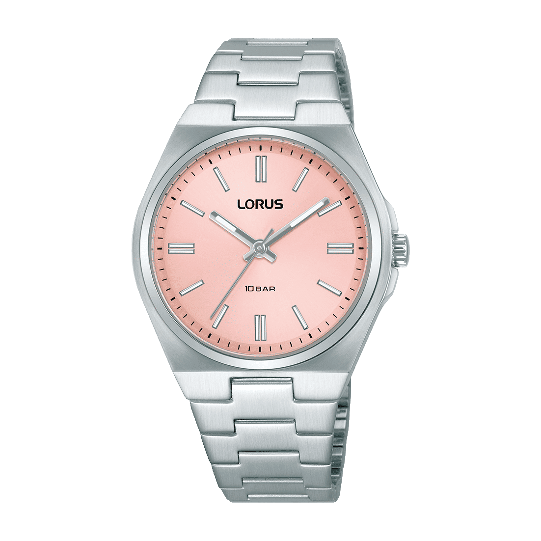 Lorus Sports RG307XX9 Damenuhr Rosa • Mineralglas • Edelstahlarmband