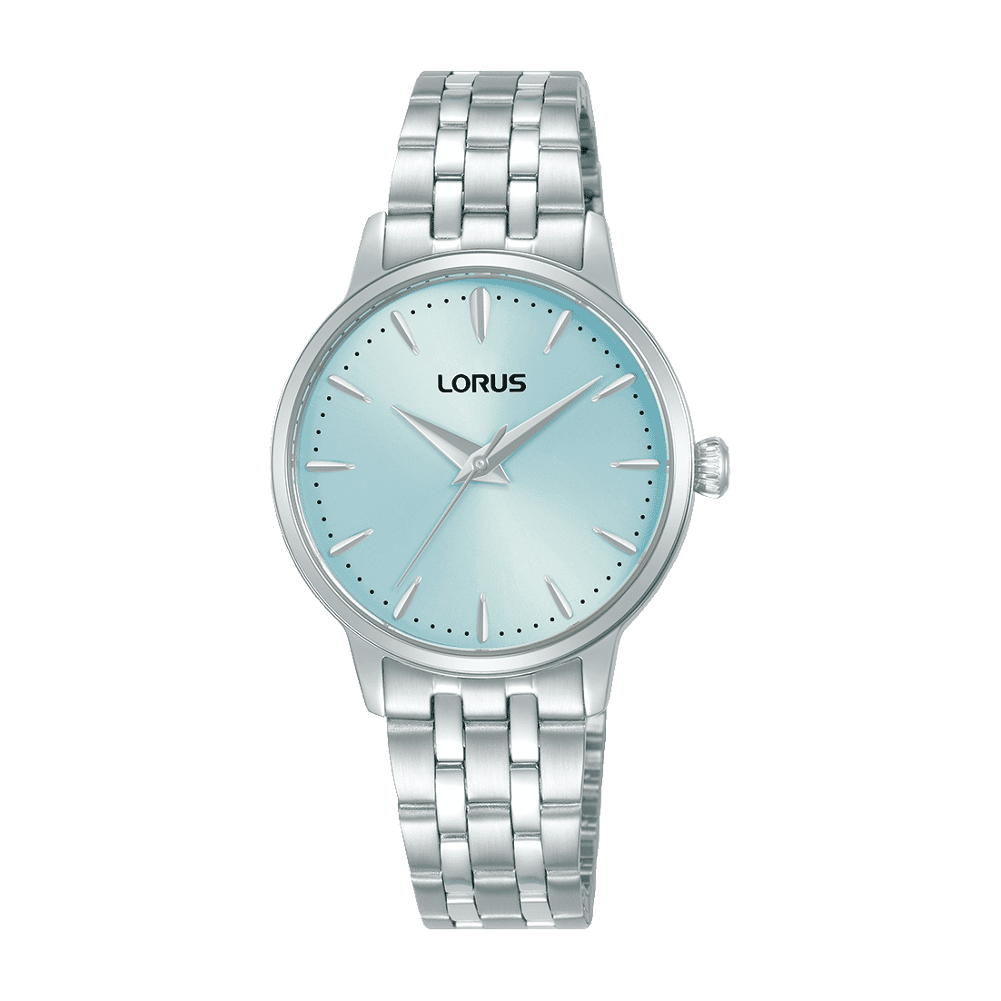 Lorus RG313XX9 Damenuhr Fashion Hellblau • Mineralglas • Edelstahlarmband