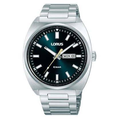 Lorus Sport RH313BX9 Herren Armbanduhr • Mineralglas • Edelstahlarmband