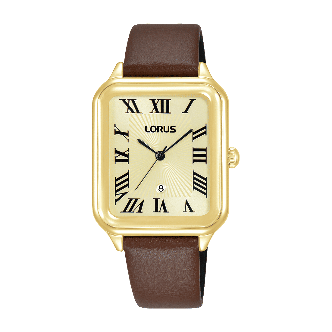 Lorus Dress RH742BX9 Damen Armbanduhr Braun • Mineralglas • Quarzwerk