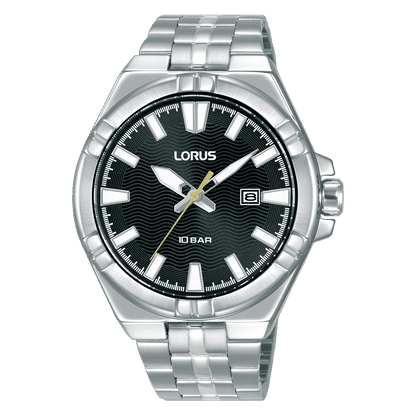 Lorus Classic RH971RX9 Herren Armbanduhr • Mineralglas • Edelstahlarmband